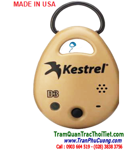 Máy đo vi khí hậu trong Nghiên Cứu-Giáo Dục Kestrel Drop 3 WIRELESS TEMPERATURE, HUMIDITY, & PRESSURE MONITOR AND DATA LOGGER| HÀNG CÓ SẲN